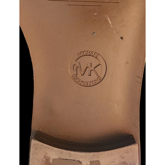 Michael Kors Casey black Leather Sandal 8 Med - Picture 3 of 7